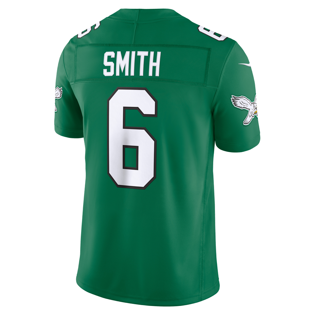 Philadelphia Eagles DeVonta Smith Nike Kelly Green Alternate Vapor F.U.S.E. Stitched Limited Jersey product image 6,
