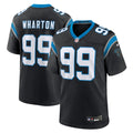 Carolina Panthers Tershawn Wharton Nike Black Team Game Jersey product image 1, provided for visual reference and product