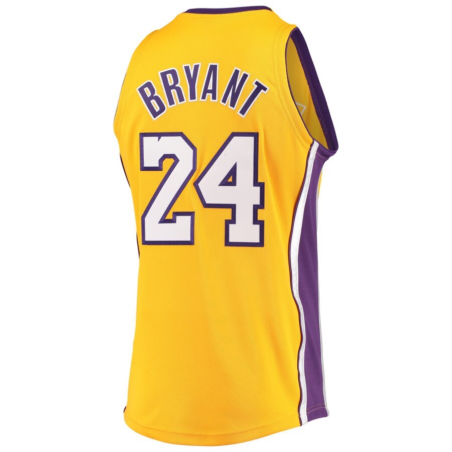Kobe Bryant Hardwood Classics 2008-09 Authentic Jersey By Mitchell & Ness - Gold product image 3, provided for visual