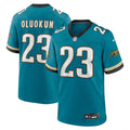 Jacksonville Jaguars Foye Oluokun Nike Teal Prowler Throwback Player Game Jersey product image 1, provided for visual