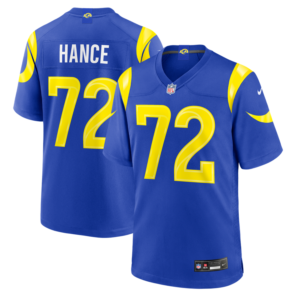 Los Angeles Rams Blake Hance Nike Royal Team Game Jersey product image 1, provided for visual reference and product detail