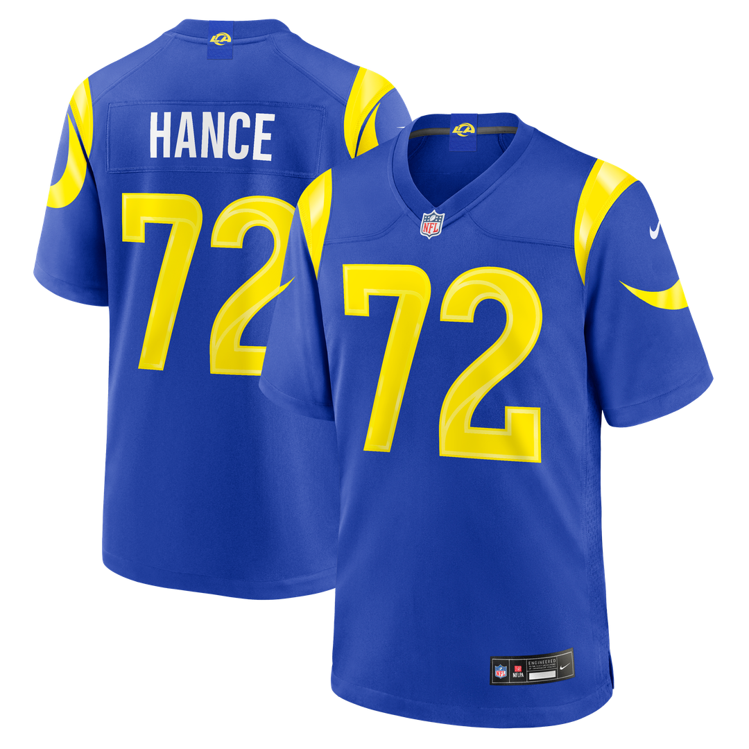 Los Angeles Rams Blake Hance Nike Royal Team Game Jersey product image 1, provided for visual reference and product detail