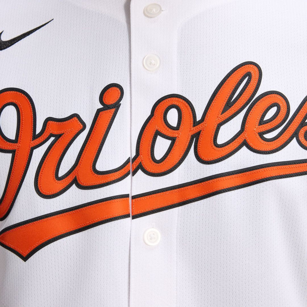 Baltimore Orioles Nike White Home Limited Jersey product image 10, provided for visual reference and product detail review