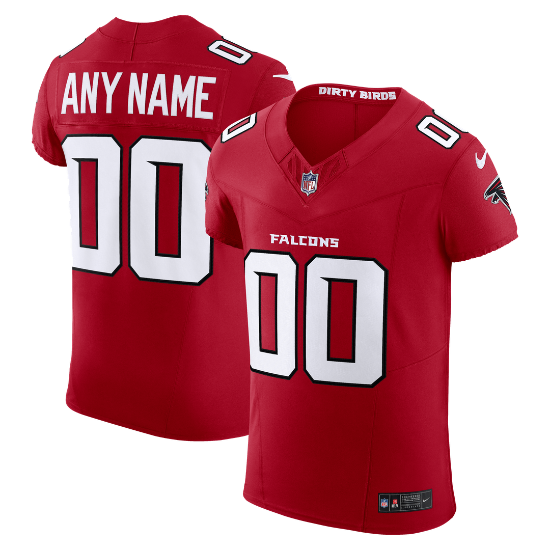 Atlanta Falcons Nike Red Vapor F.U.S.E. Elite Custom Jersey product image 1, provided for visual reference and product