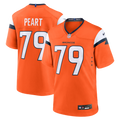 Denver Broncos Matt Peart Nike Orange Team Game Jersey product image 1, provided for visual reference and product detail