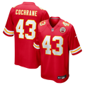 Kansas City Chiefs Jack Cochrane Nike Red Game Player Jersey product image 1, provided for visual reference and product