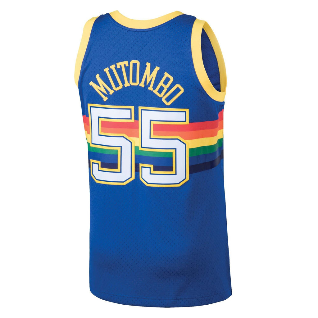 Denver Nuggets Mitchell & Ness Swingman Jersey Road Dikembe Mutombo 1991-92 product image 4, provided for visual reference