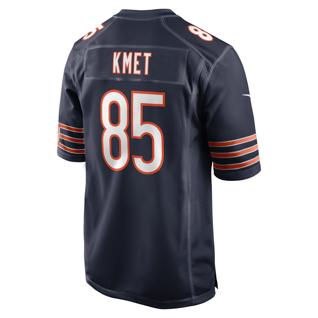 Chicago Bears Cole Kmet Nike Navy Player Game Jersey product image 3, provided for visual reference and product detail review