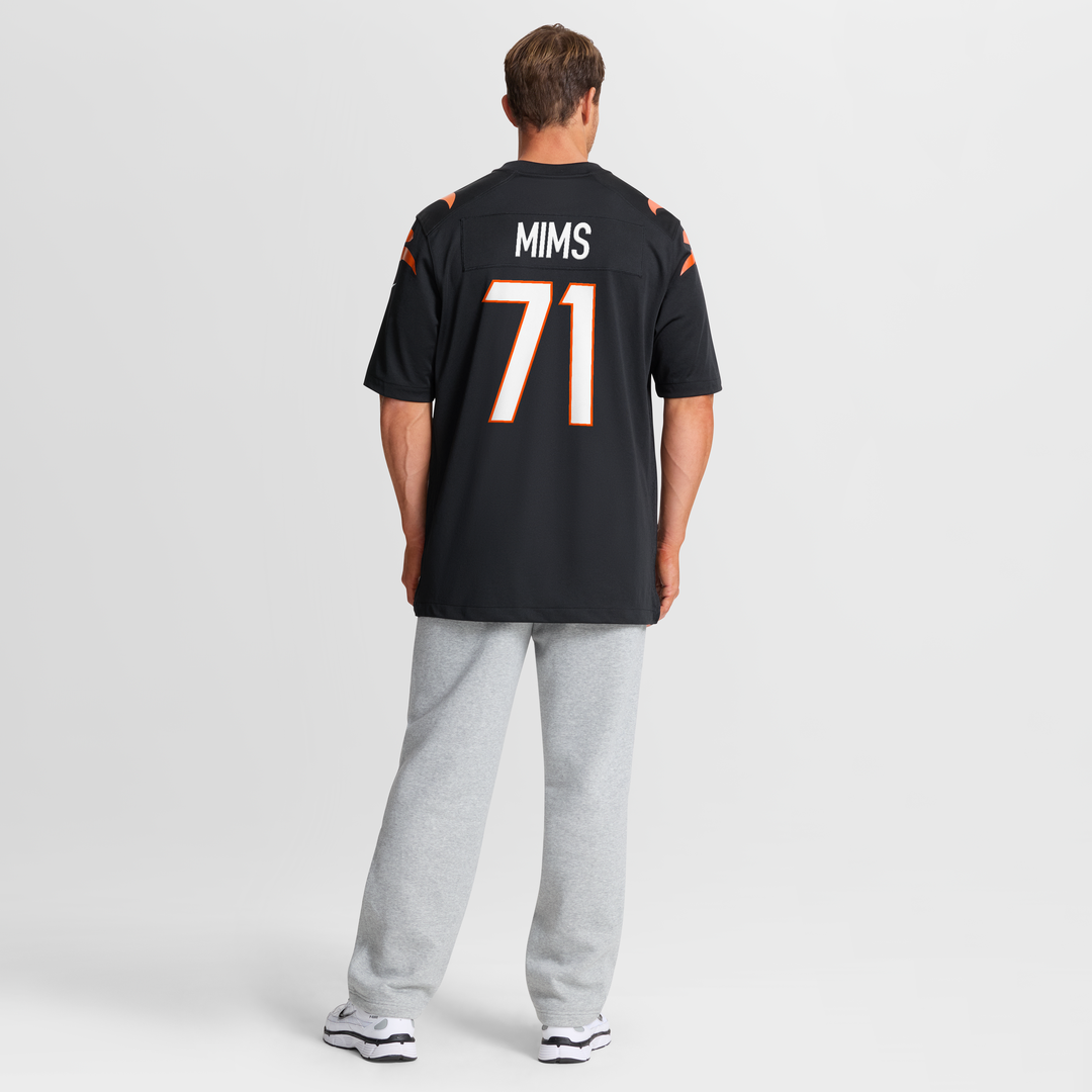 Cincinnati Bengals Amarius Mims Nike Black Player Game Jersey product image 8, provided for visual reference and product