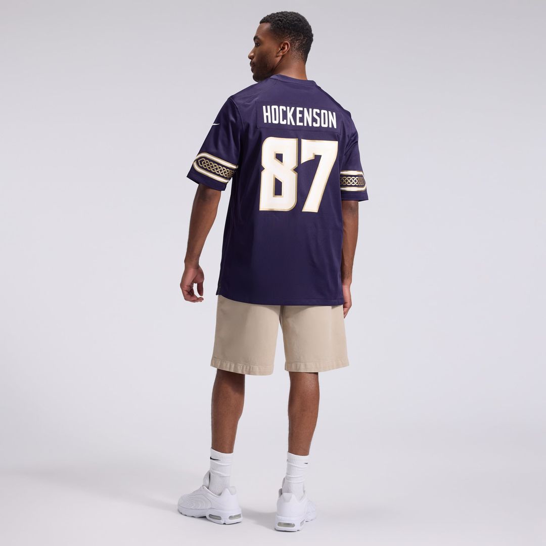 Minnesota Vikings T.J. Hockenson Nike Purple 2026 Rivalries Collection Game Jersey product image 5, provided for visual