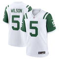 New York Jets Garrett Wilson Nike White Classic Alternate Game Jersey product image 1, provided for visual reference and