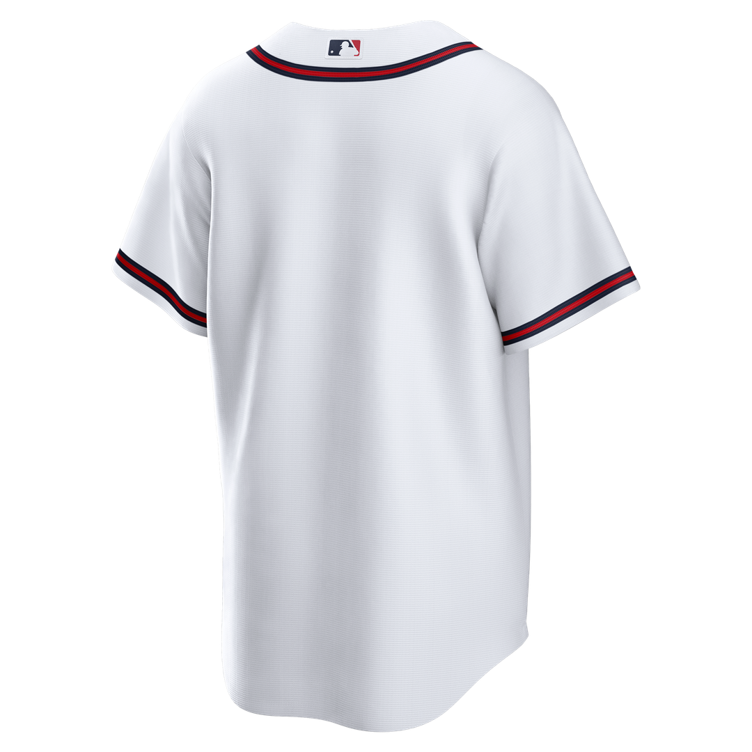 Atlanta Braves Nike White Home Big & Tall Replica Jersey product image 3, provided for visual reference and product detail