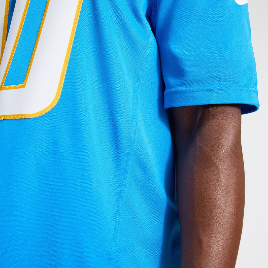 Los Angeles Chargers Justin Herbert Nike Powder Blue Team Vapor F.U.S.E. Stitched Limited Jersey product image 27, provided