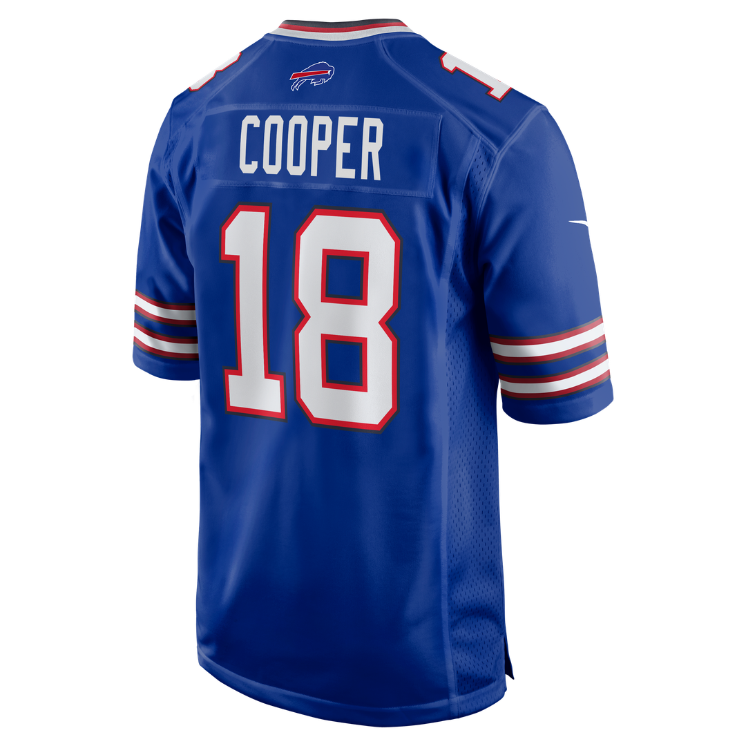 Buffalo Bills Amari Cooper Nike Royal Game Jersey product image 3, provided for visual reference and product detail review