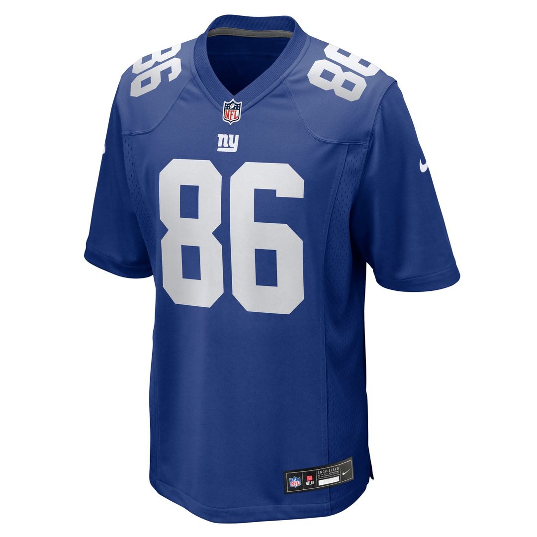 New York Giants Thomas Fidone II Nike Royal Team Game Jersey product image 2, provided for visual reference and product