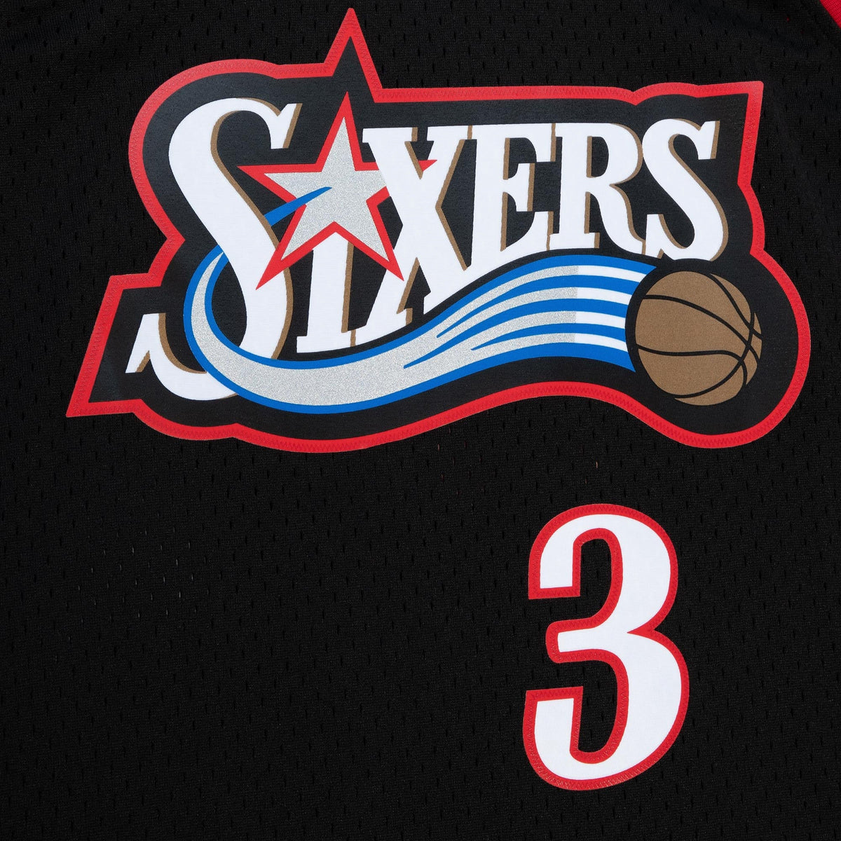 Philadelphia 76ers Mitchell & Ness Allen Iverson 2006 Alternate Spain Authentic Jersey - Black product image 5, provided for