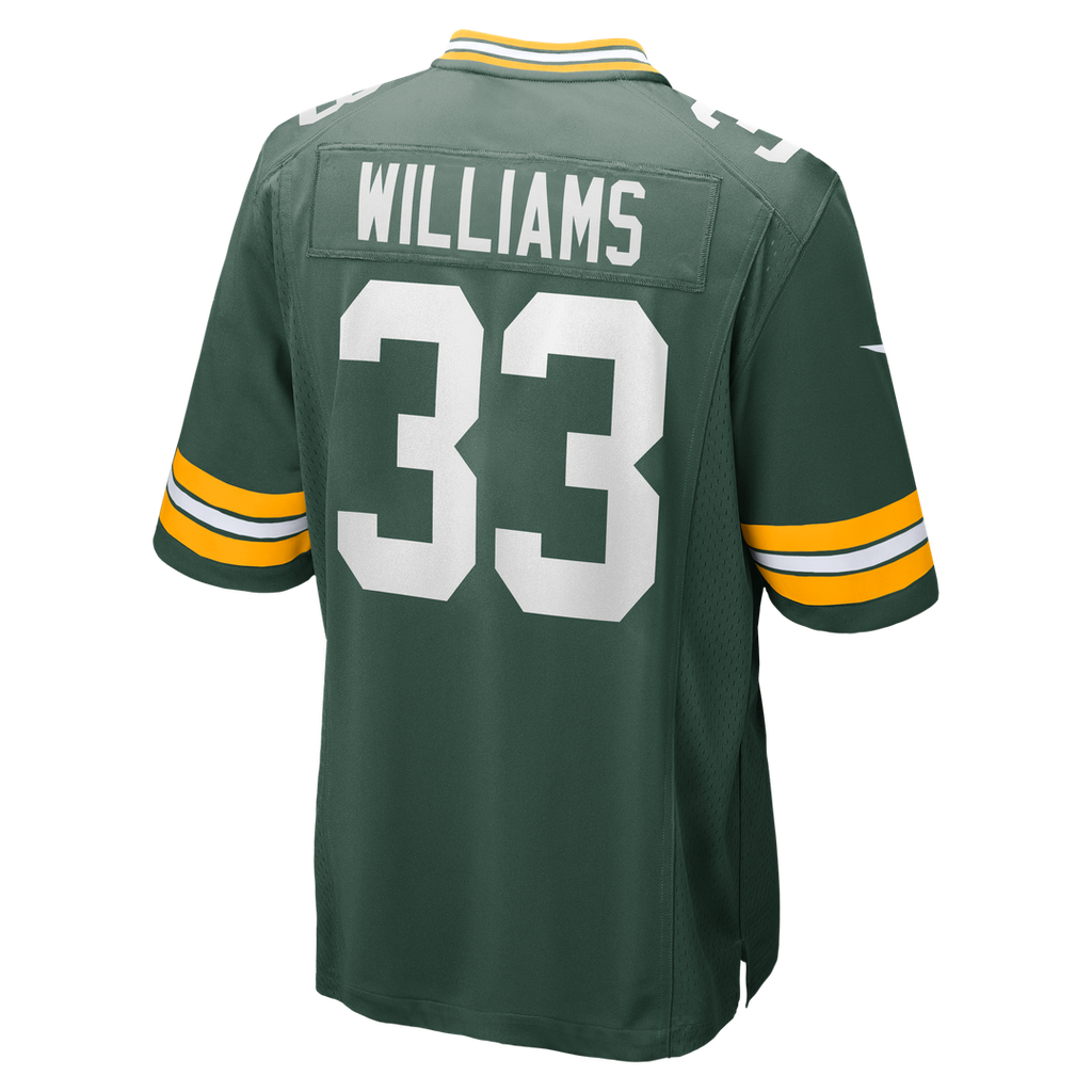 Green Bay Packers Evan Williams Nike Green Game Jersey product image 3, provided for visual reference and product detail