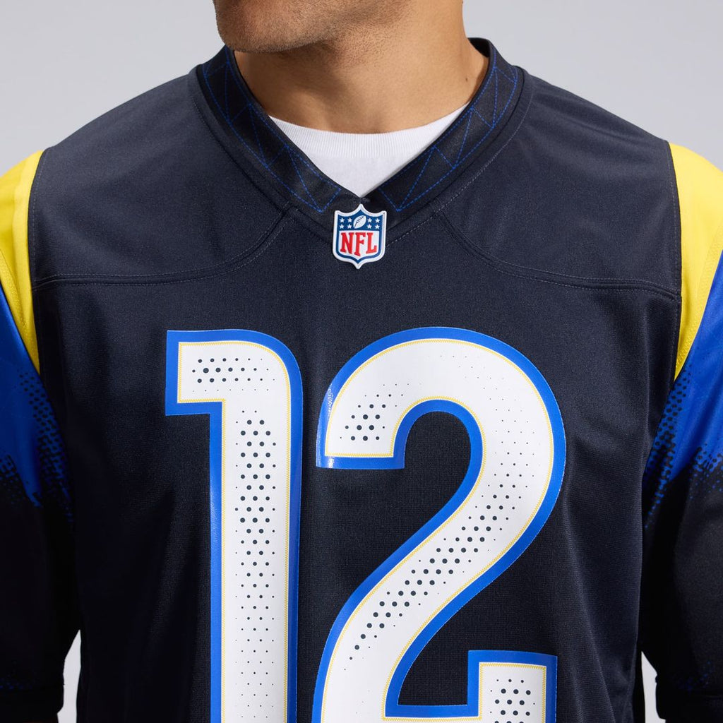 Los Angeles Rams Puka Nacua Nike Dark Blue Rivalries Collection Game Jersey product image 8, provided for visual reference