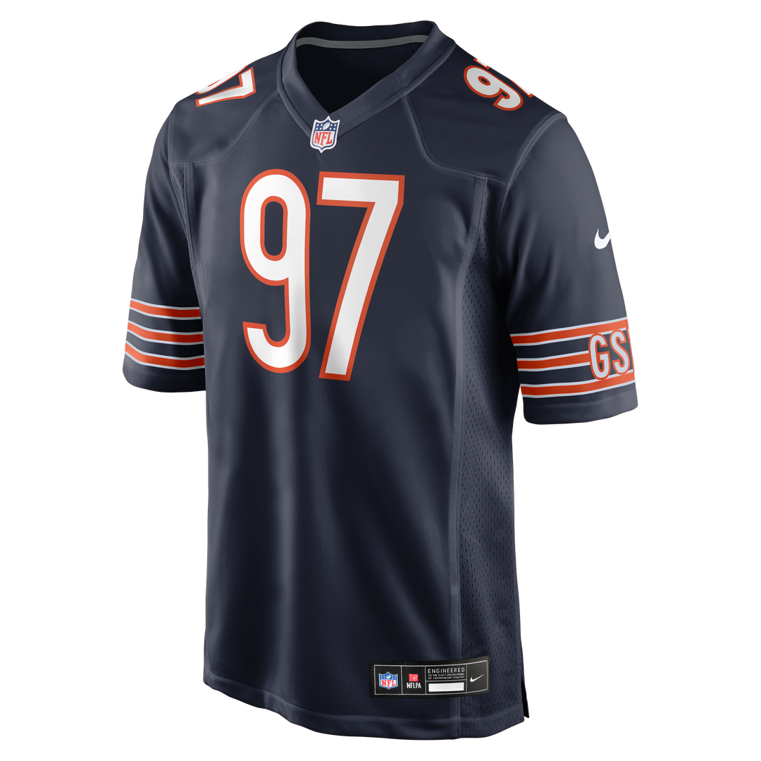 Chicago Bears James Lynch Nike Navy Team Game Jersey product image 2, provided for visual reference and product detail review