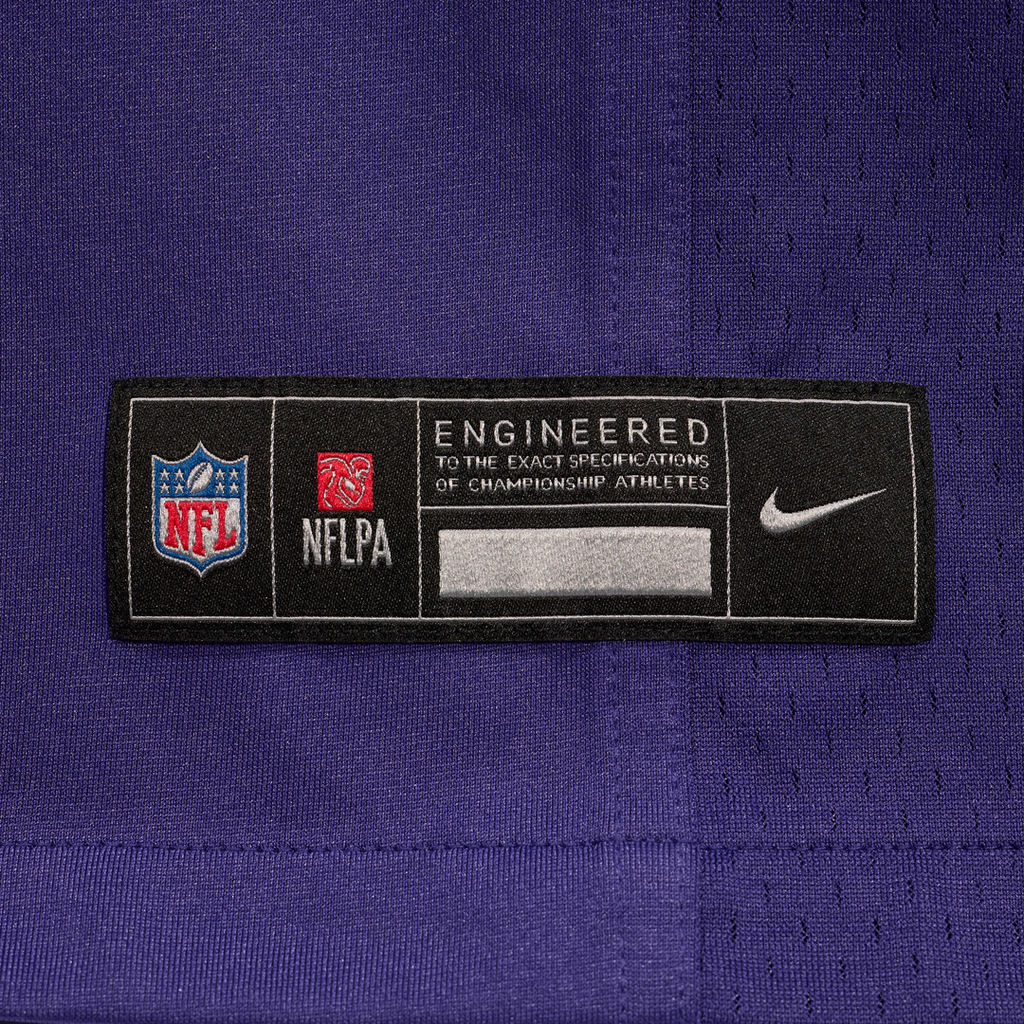 Baltimore Ravens Taven Bryan Nike Purple Team Game Jersey product image 9, provided for visual reference and product detail