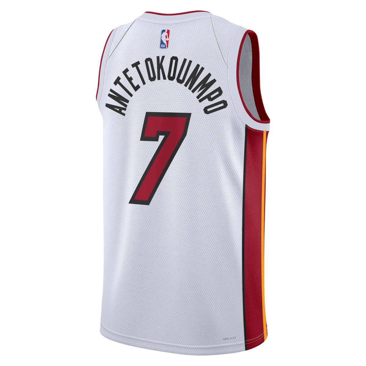 Miami Heat Nike Association Edition Swingman Jersey - White - Giannis Antetokounmpo - Unisex product image 4, provided for