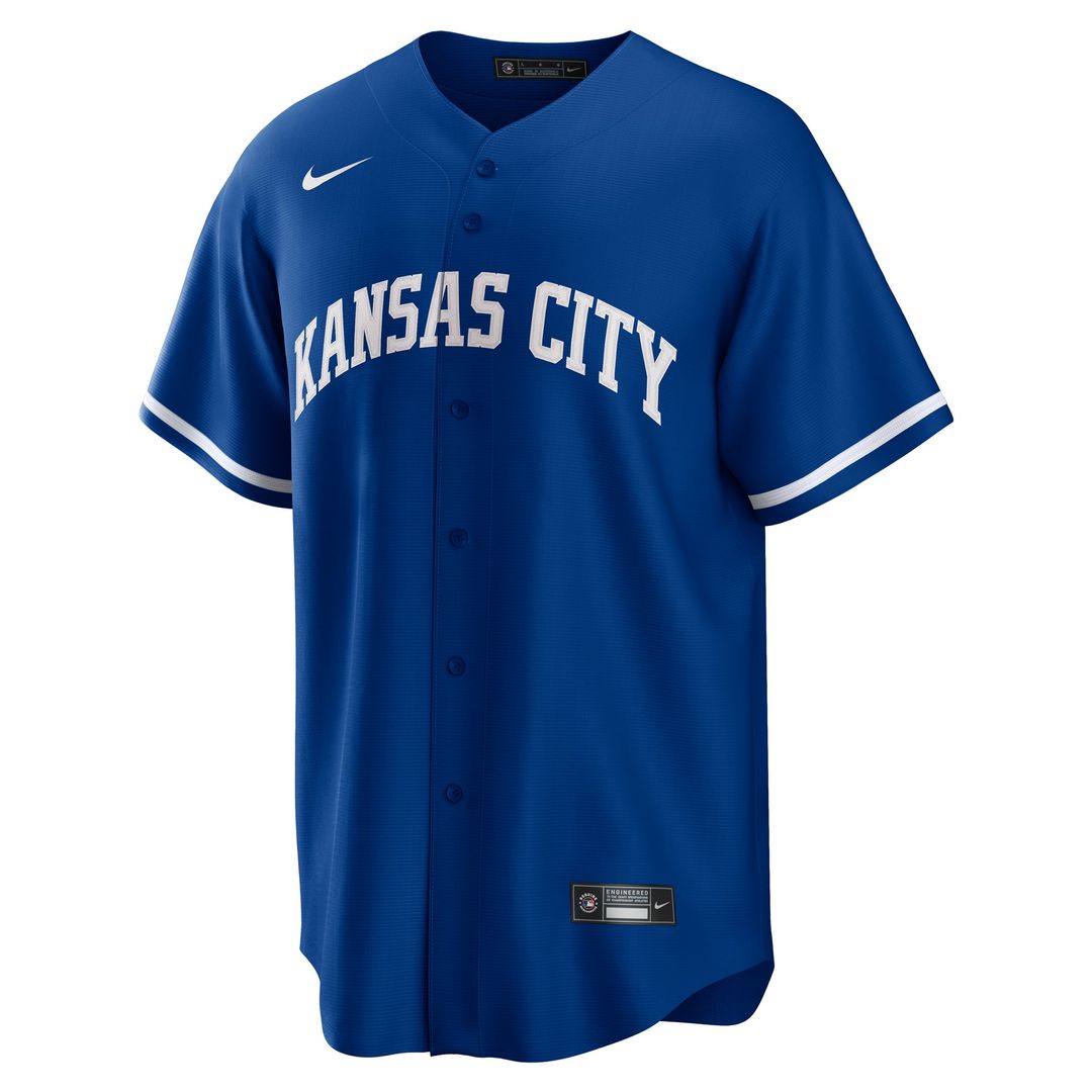 Kansas City Royals Bobby Witt Jr. Nike Rush Blue Alternate 2 Replica Jersey product image 5, provided for visual reference