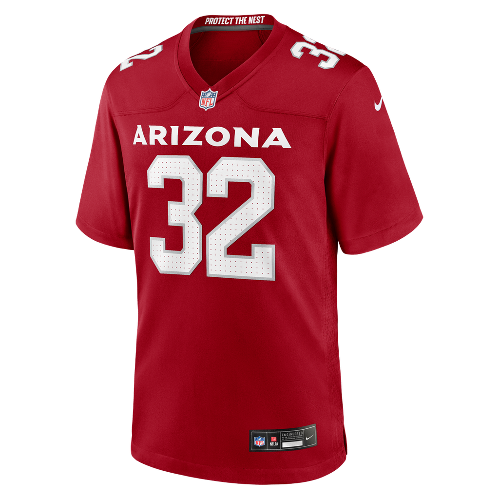 Arizona Cardinals Joey Blount Nike Cardinal Game Jersey product image 2, provided for visual reference and product detail