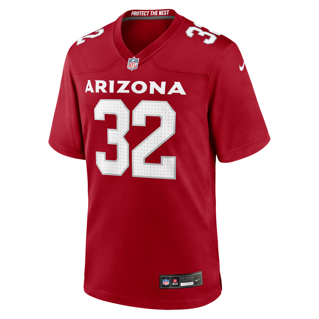 Arizona Cardinals Joey Blount Nike Cardinal Game Jersey product image 2, provided for visual reference and product detail