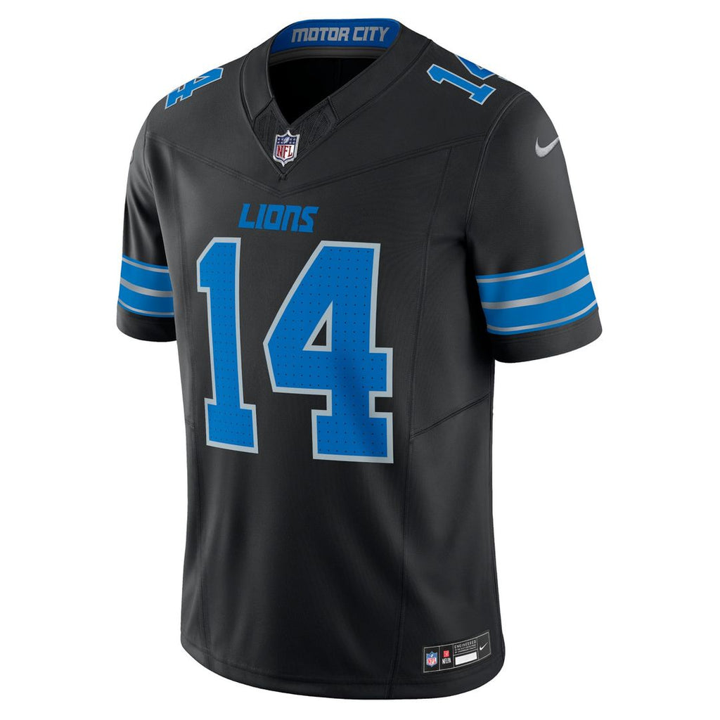 Detroit Lions Amon-Ra St. Brown Nike Black 2nd Alternate Vapor F.U.S.E. Limited Jersey product image 5, provided for visual
