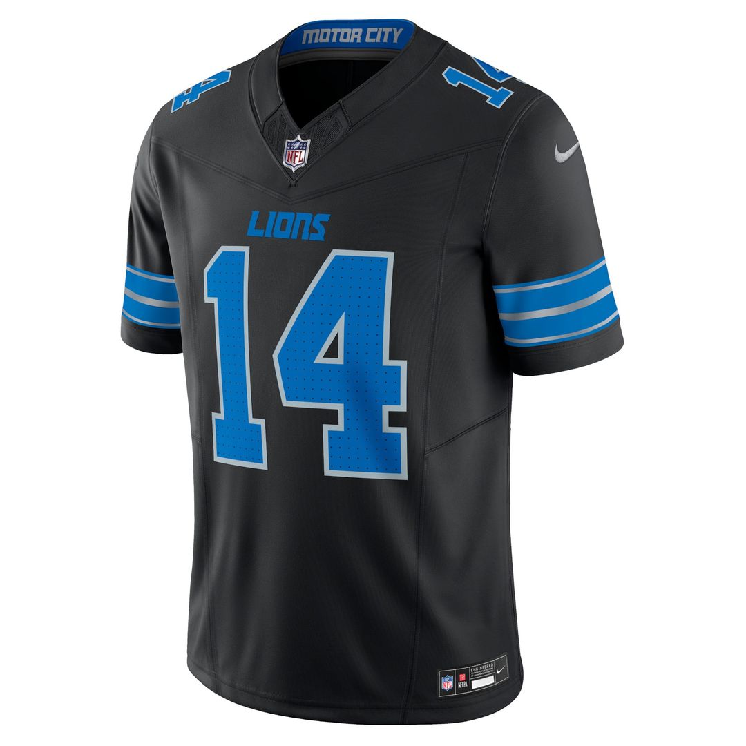 Detroit Lions Amon-Ra St. Brown Nike Blue Vapor F.U.S.E. Limited Jersey product image 11, provided for visual reference and