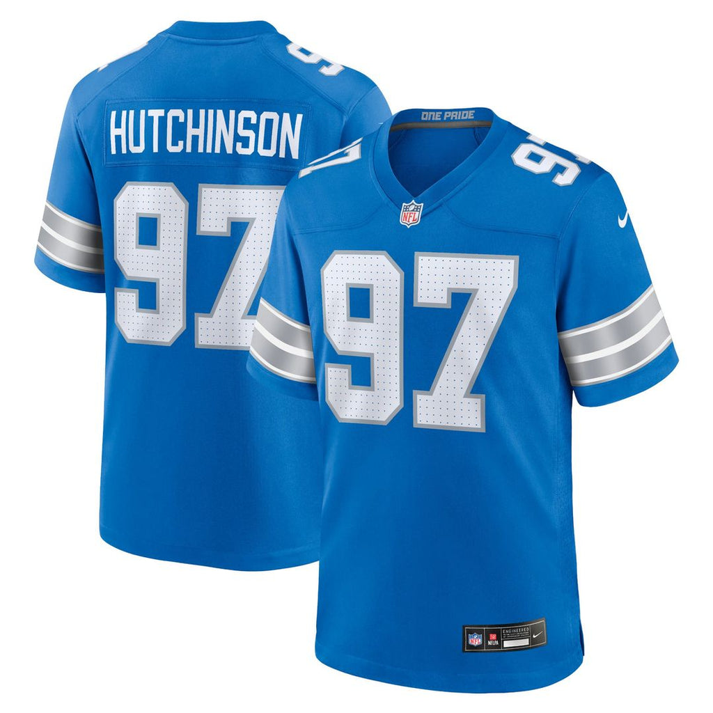 Detroit Lions Aidan Hutchinson Nike Black 2nd Alternate Game Jersey product image 13, provided for visual reference and
