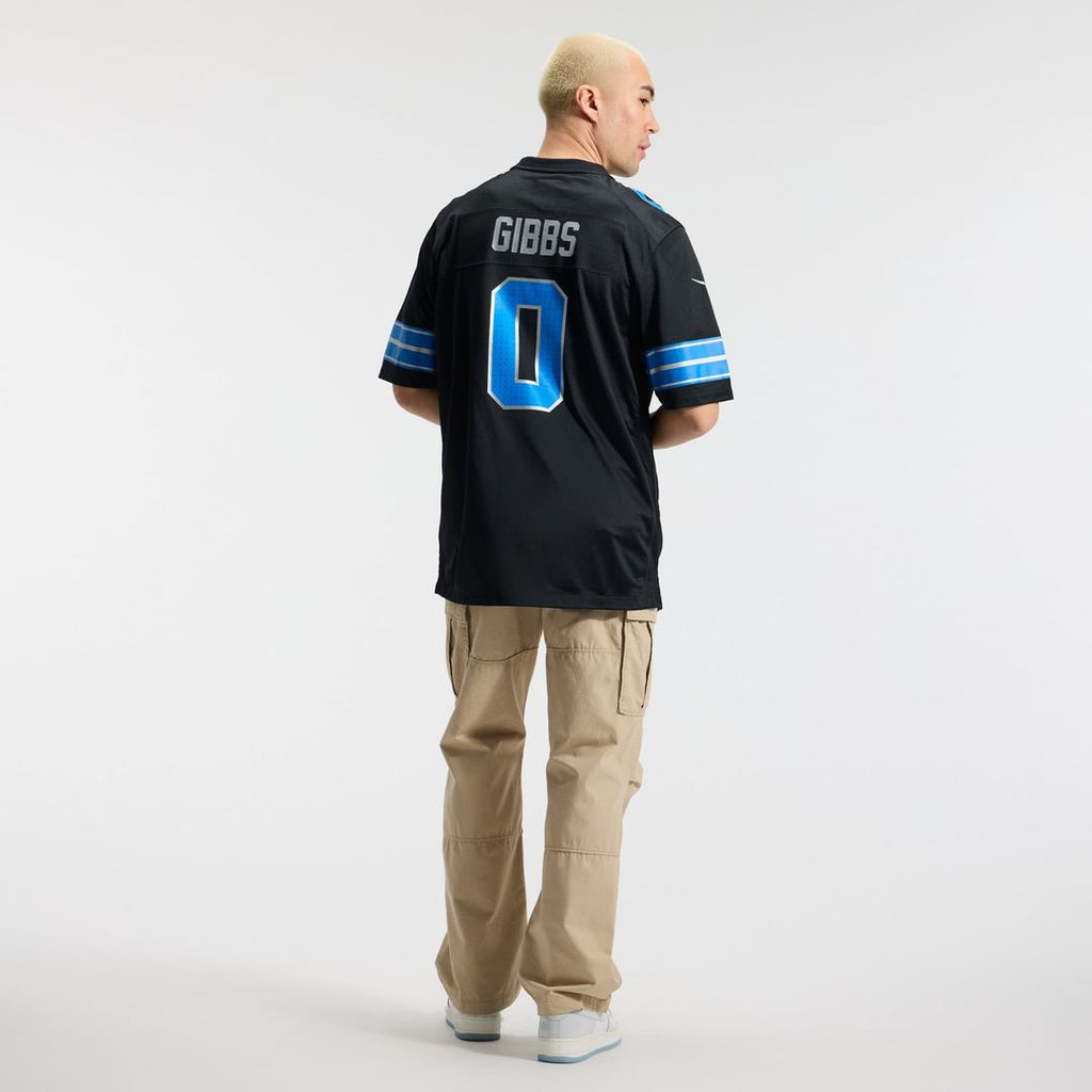 Detroit Lions Jahmyr Gibbs Nike White Game Player Jersey product image 11, provided for visual reference and product detail