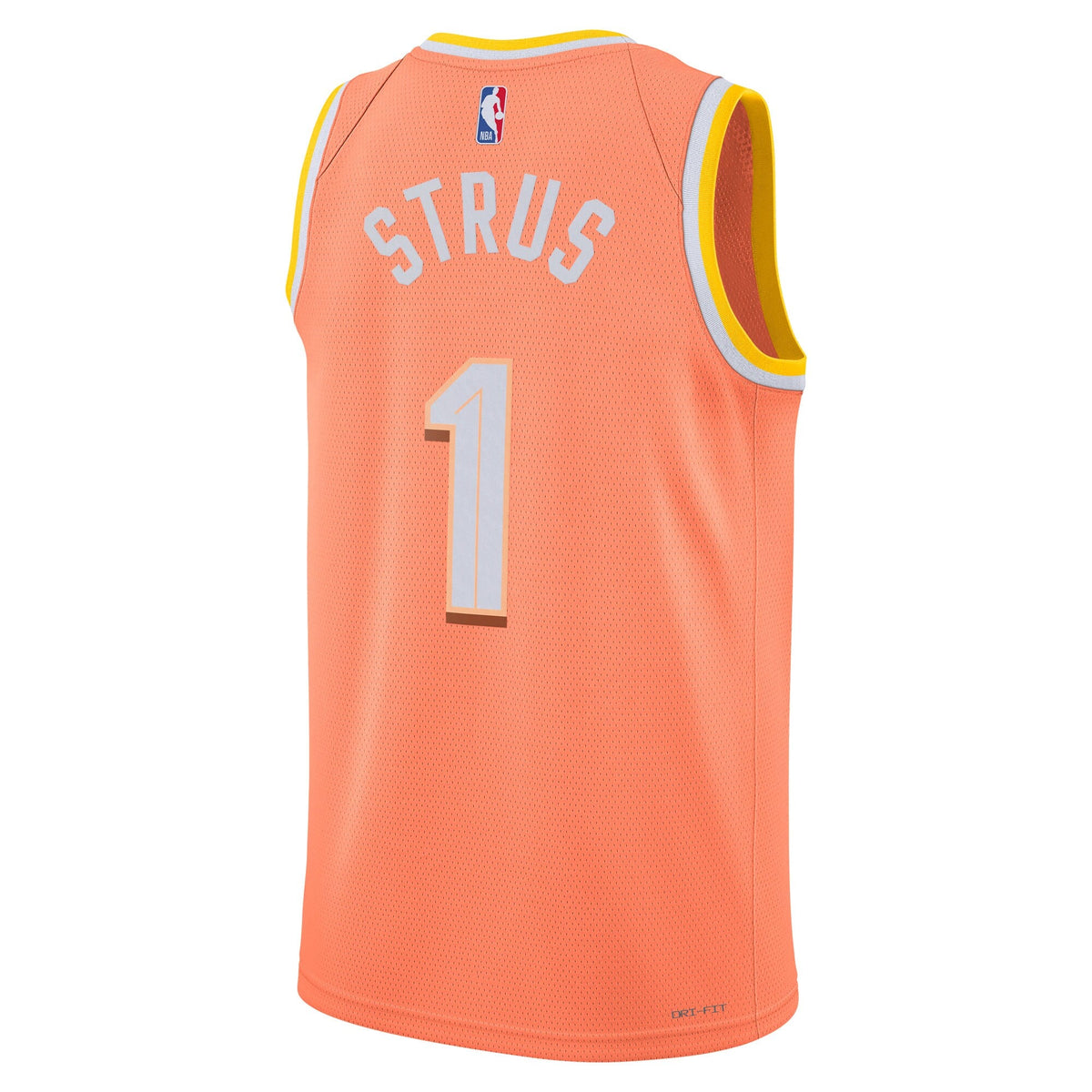 Cleveland Cavaliers Nike 2025/26 City Edition Swingman Jersey - Orange - Max Strus - Unisex product image 4, provided for