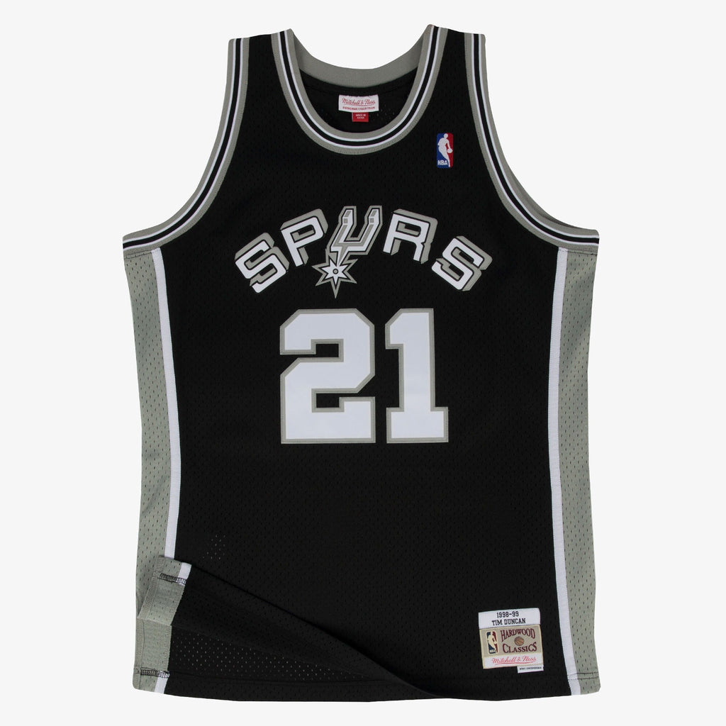 San Antonio Spurs Mitchell & Ness Swingman Jersey Road Tim Duncan 1998-99 product image 1, provided for visual reference and