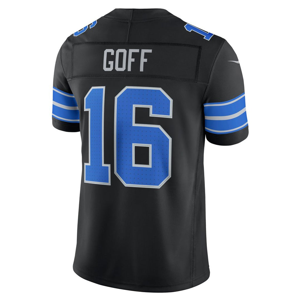 Detroit Lions Jared Goff Nike Blue Team Vapor F.U.S.E. Stitched Limited Jersey product image 9, provided for visual