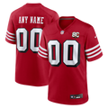 San Francisco 49ers Nike Scarlet 80th Anniversary Alternate Custom Game Jersey product image 1, provided for visual