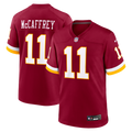 Washington Commanders Luke McCaffrey Nike Burgundy Game Jersey product image 1, provided for visual reference and product