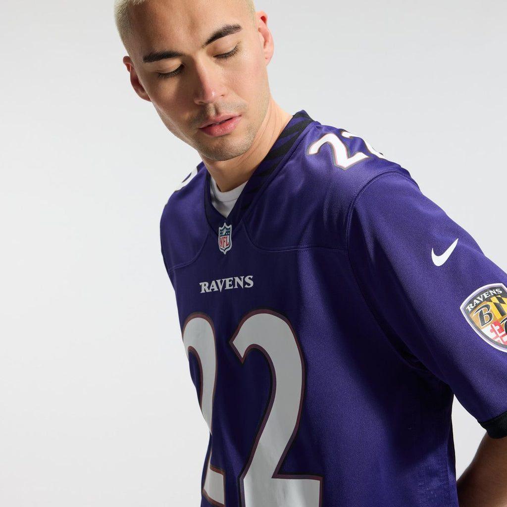 Baltimore Ravens Derrick Henry Nike Purple Team Game Jersey product image 10, provided for visual reference and product