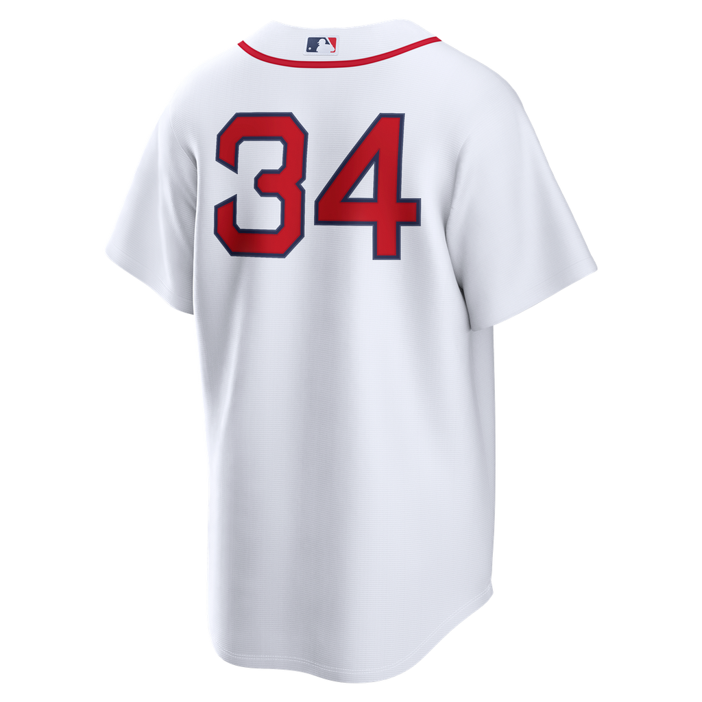Boston Red Sox David Ortiz Nike White Home Replica Jersey product image 3, provided for visual reference and product detail