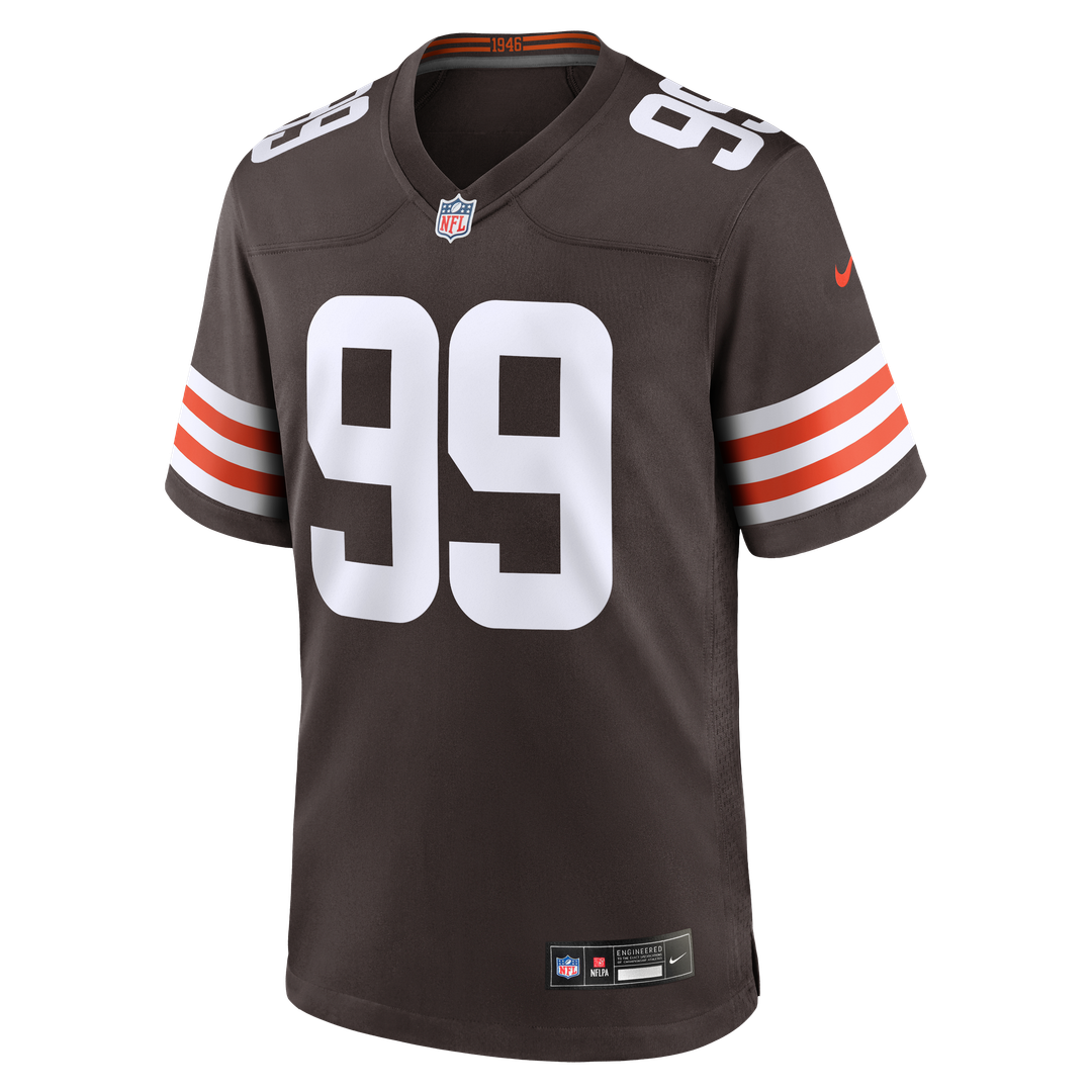Cleveland Browns Logan Fano Nike Brown Team Game Jersey product image 4, provided for visual reference and product detail