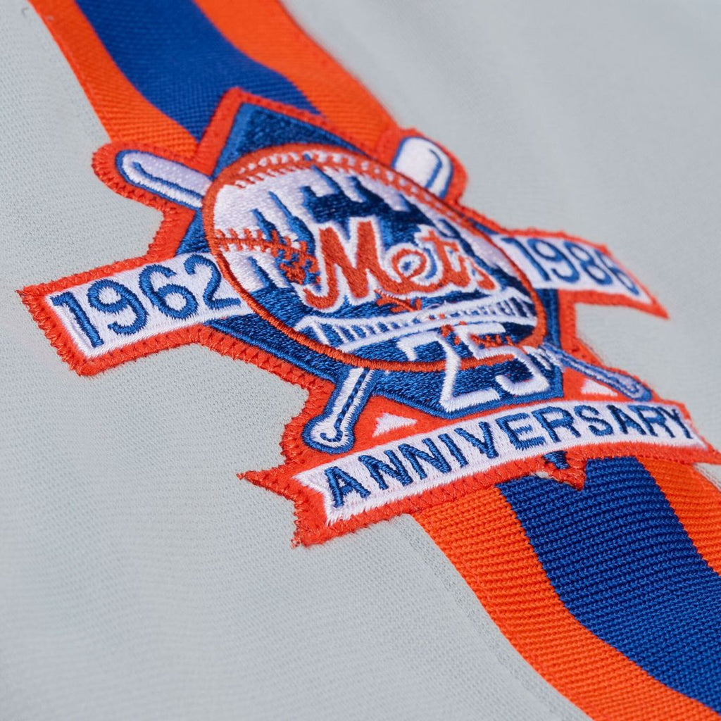 New York Mets Dwight Gooden Mitchell & Ness White 1986 Authentic Jersey product image 4, provided for visual reference and