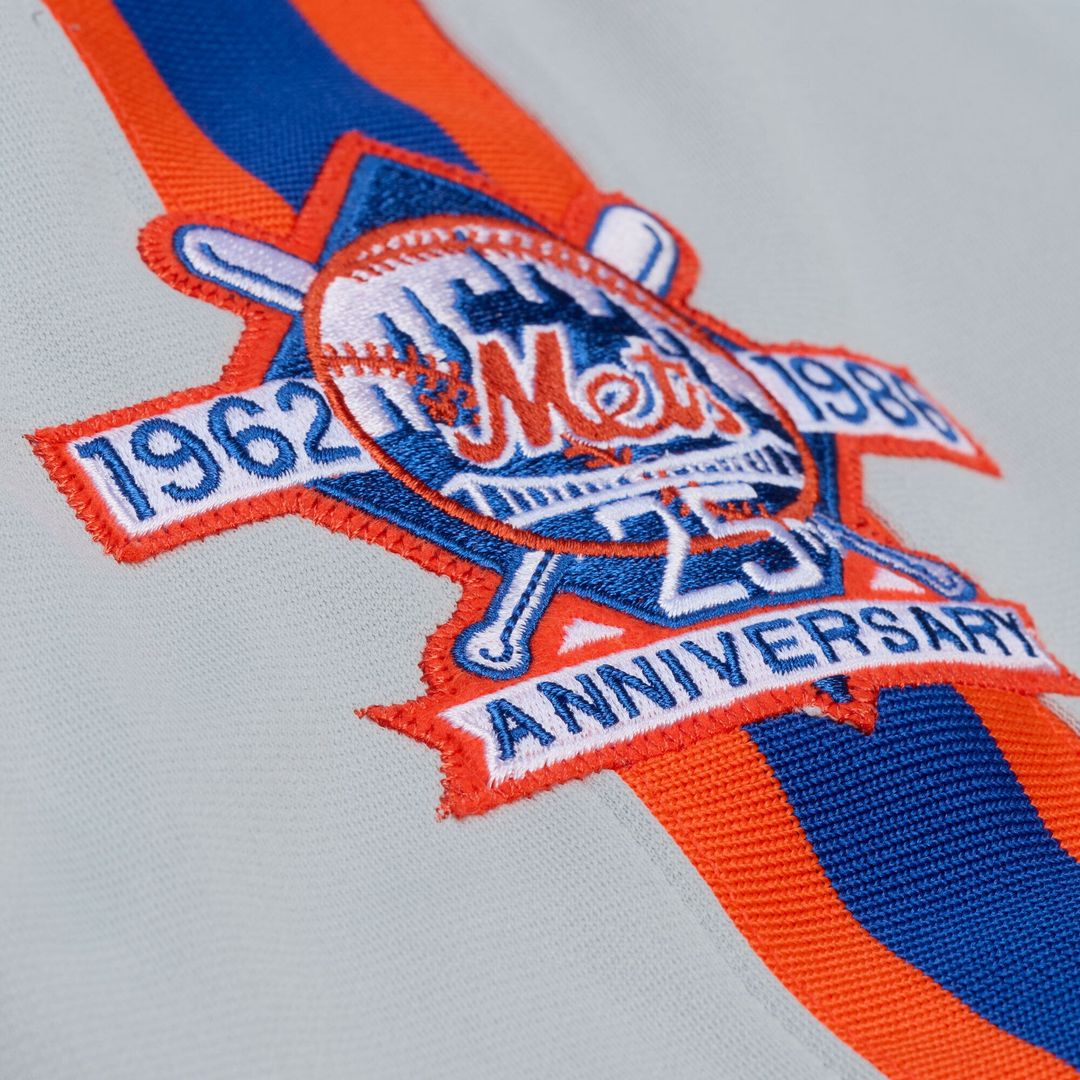 New York Mets Dwight Gooden Mitchell & Ness White 1986 Authentic Jersey product image 4, provided for visual reference and