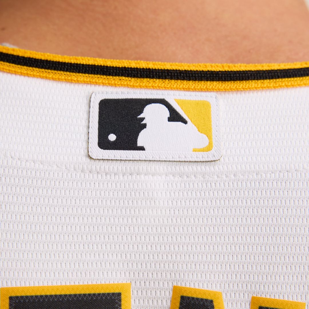 Pittsburgh Pirates Paul Skenes Nike White Home Replica Player Jersey product image 12, provided for visual reference and
