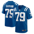 Indianapolis Colts Bernhard Raimann Nike Royal Player Game Jersey product image 1, provided for visual reference and product