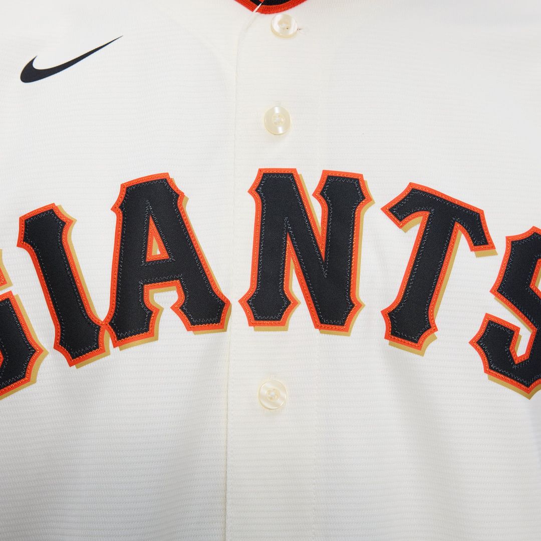 San Francisco Giants Nike Cream Home Replica Team Jersey product image 8, provided for visual reference and product detail