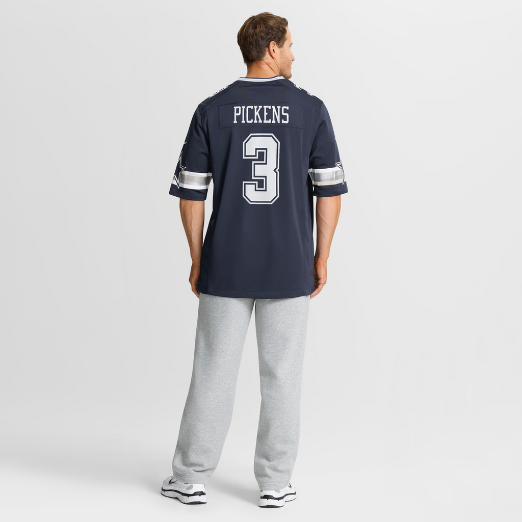 Dallas Cowboys George Pickens Nike Navy Game Jersey product image 16, provided for visual reference and product detail review
