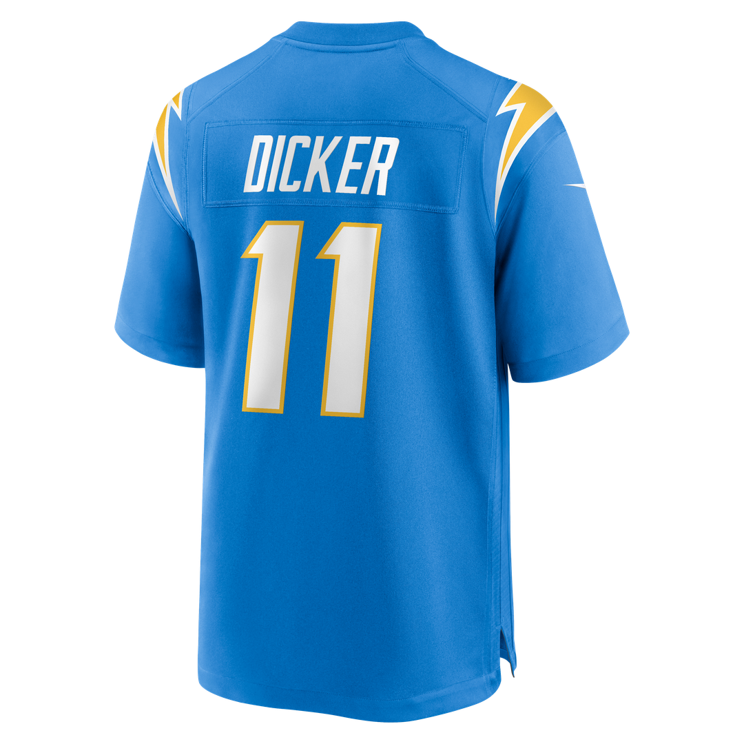 Los Angeles Chargers Cameron Dicker Nike Gold Alternate Game Jersey product image 9, provided for visual reference and