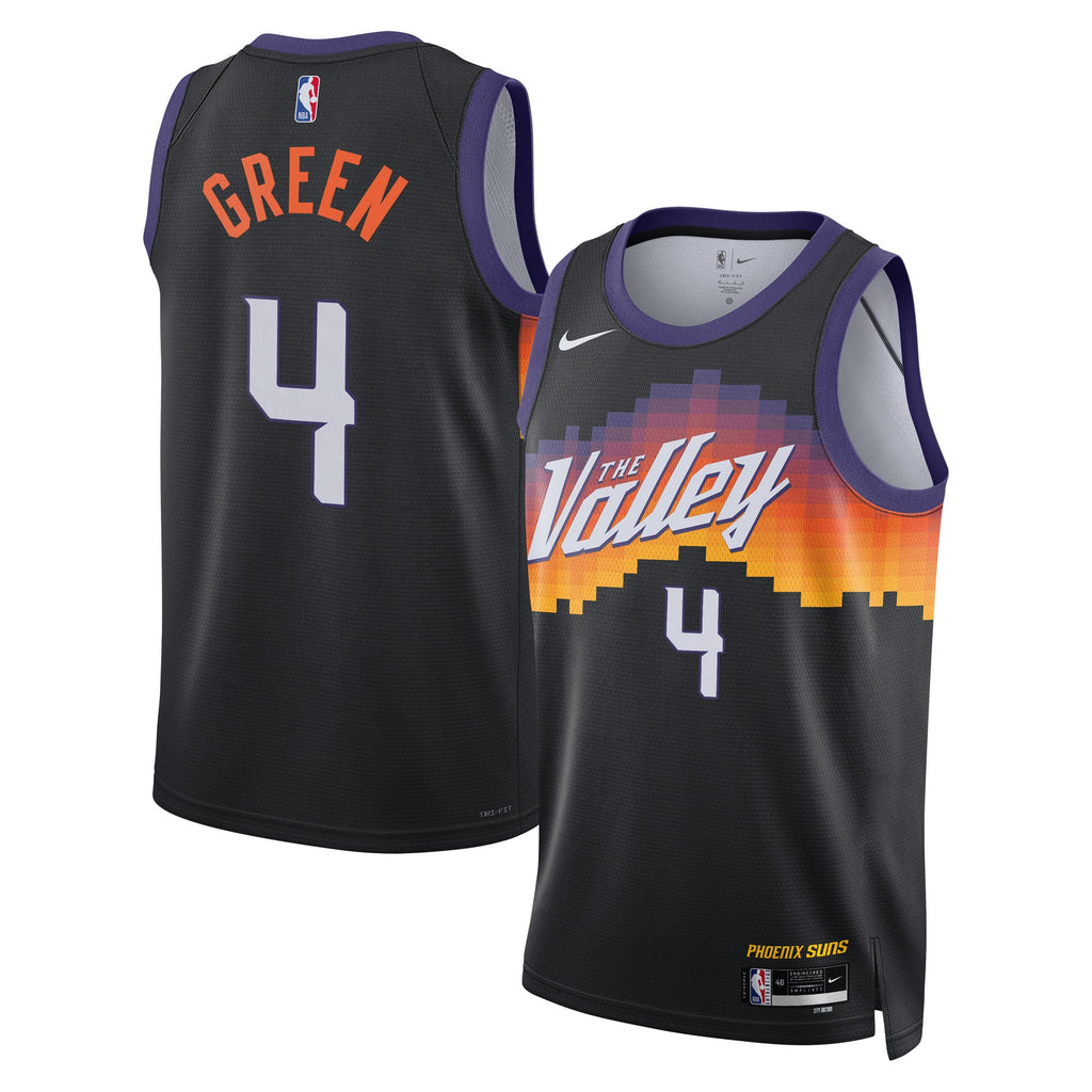 Phoenix Suns Nike 2025/26 City Edition Swingman Jersey - Black - Jalen Green - Unisex product image 2, provided for visual