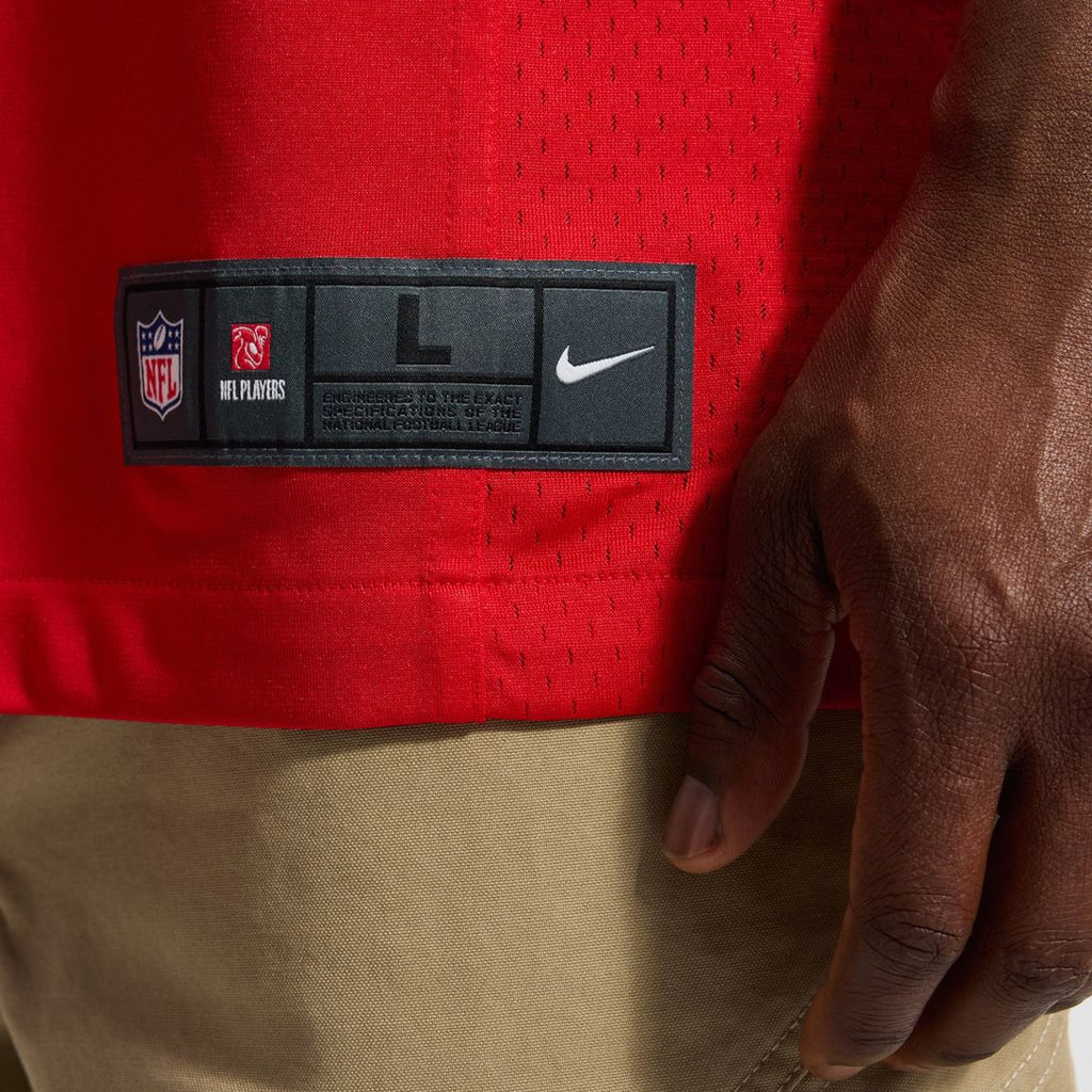 Kansas City Chiefs Patrick Mahomes Nike Red Game Jersey product image 14, provided for visual reference and product detail