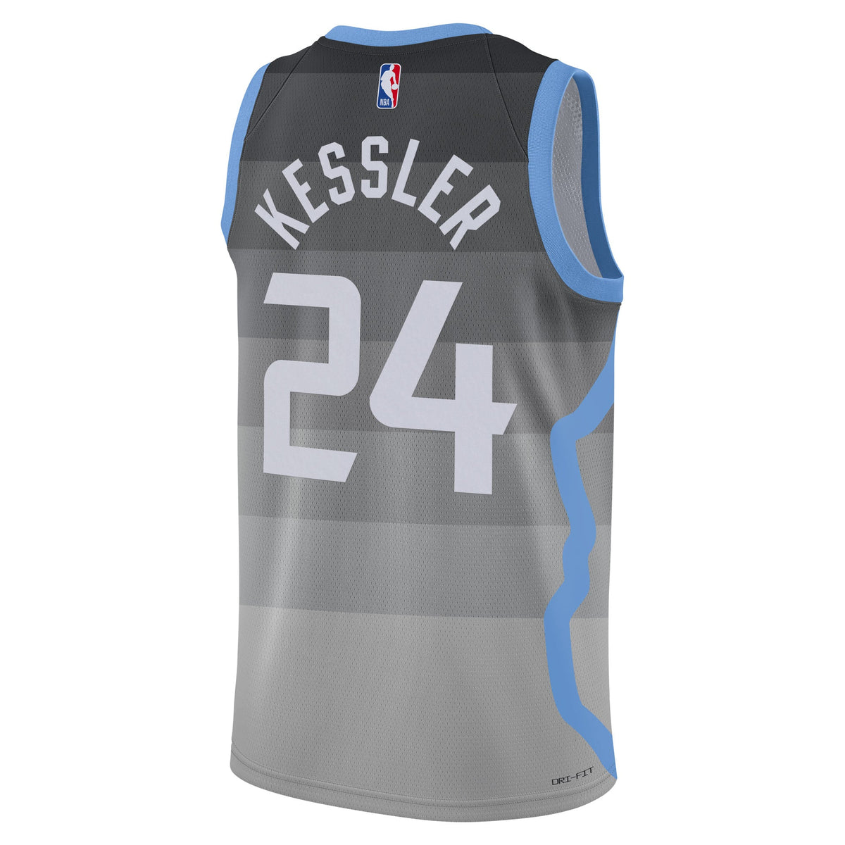 Utah Jazz Nike 2025/26 City Edition Swingman Jersey - Gray - Walker Kessler - Unisex product image 4, provided for visual